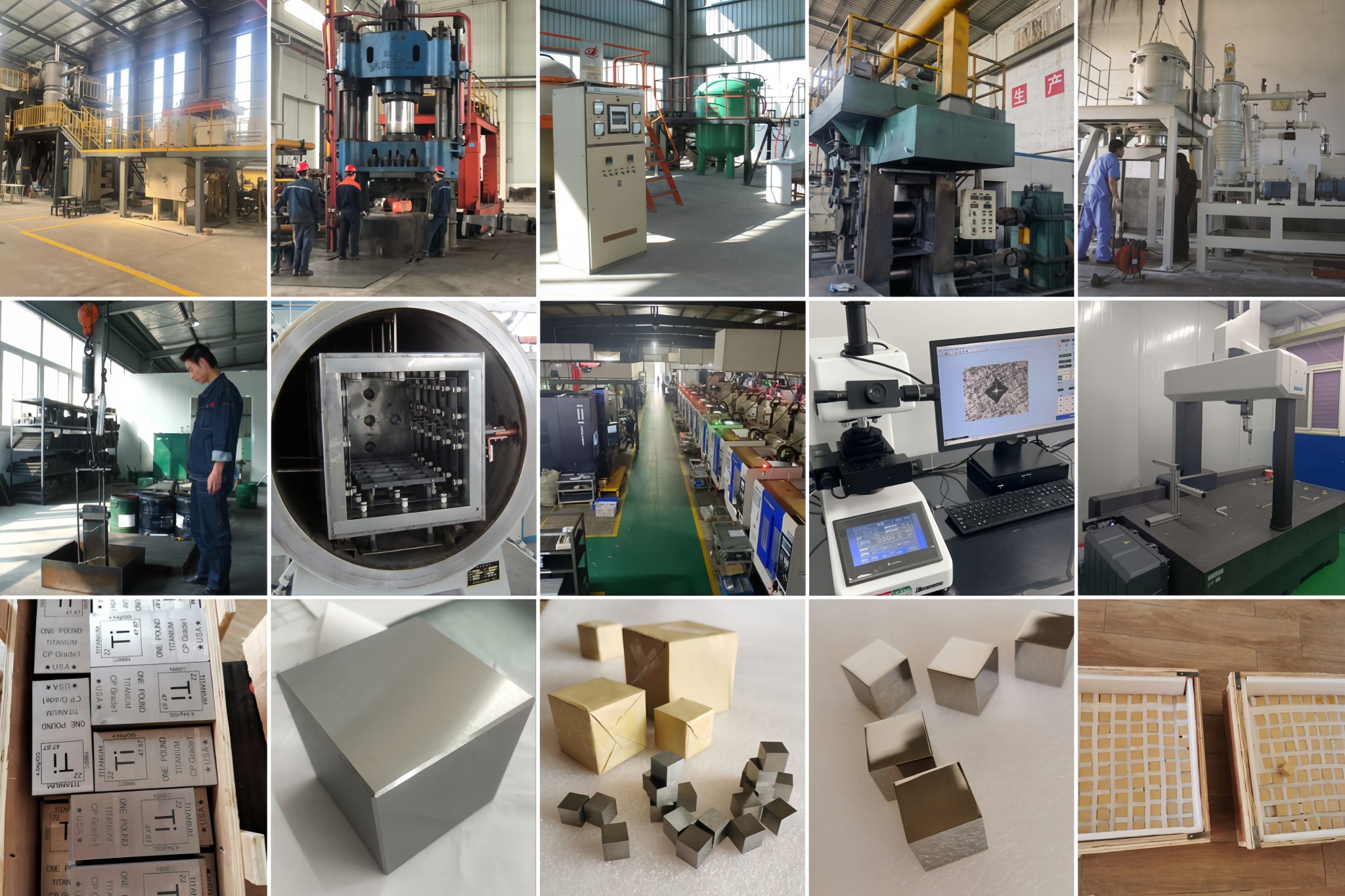 tungsten metal cube