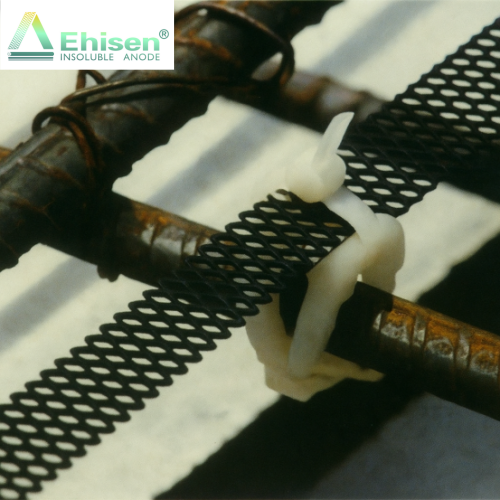 MMO Titanium Mesh Anode in concrete